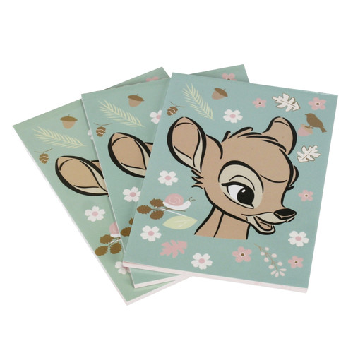 Notepad Bambi A6 30 Pages 12pcs, assorted