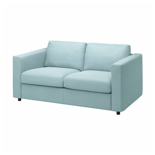 VIMLE Cover for 2-seat sofa, Saxemara light blue
