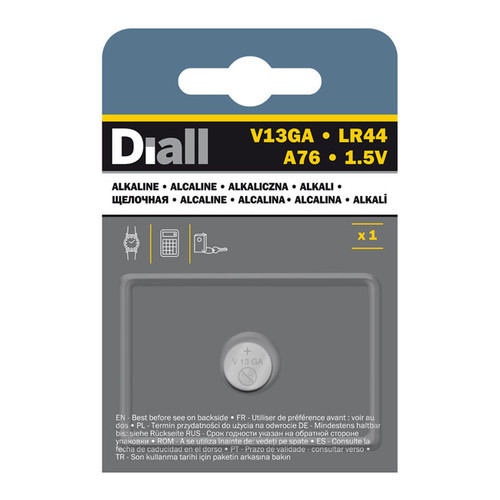 Diall Alkaline Battery LR44