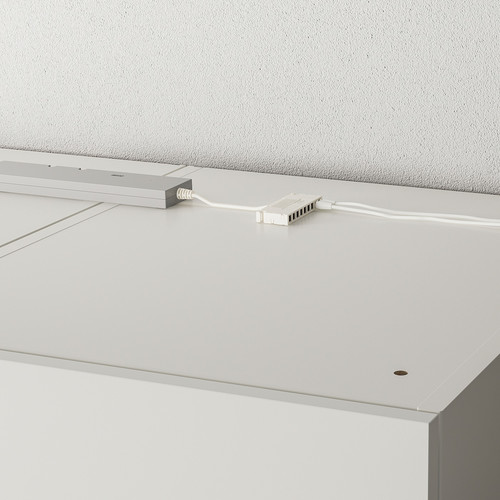 ÖVERSIDAN LED wardrobe lighting strp w sensor, dimmable white, 71 cm