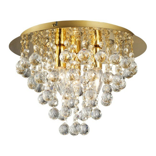 Ceiling Lamp London Crystal 3 x E14, gold