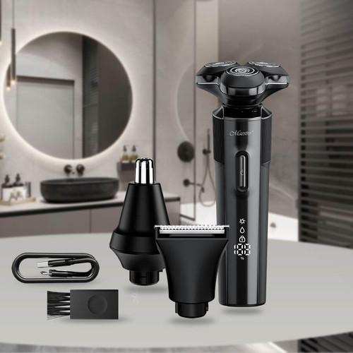 Feel Maestro 3-in-1 USB-C Rechargeable Shaver & Grooming Set MR-678