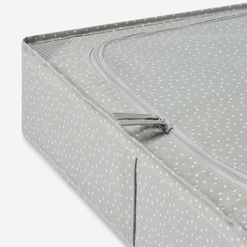 LENAST Bed storage box, light grey, 57x60 cm