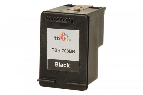 TB Ink HP DJ D730/F735 Black remanufactured TBH-703BR (HP No. 703 CD887AE)
