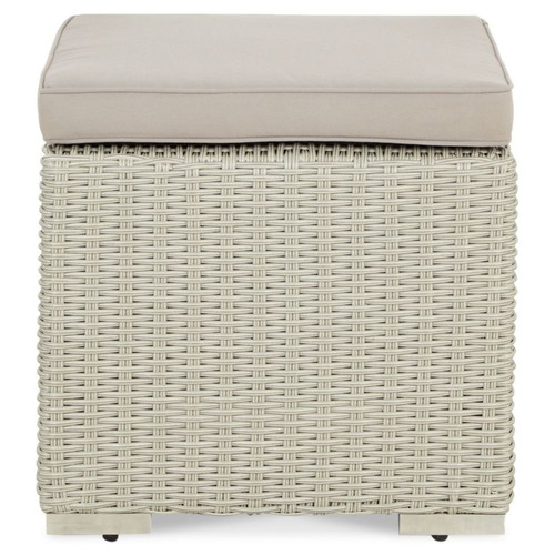 Garden Pouffe Gabbs 2pcs, grey