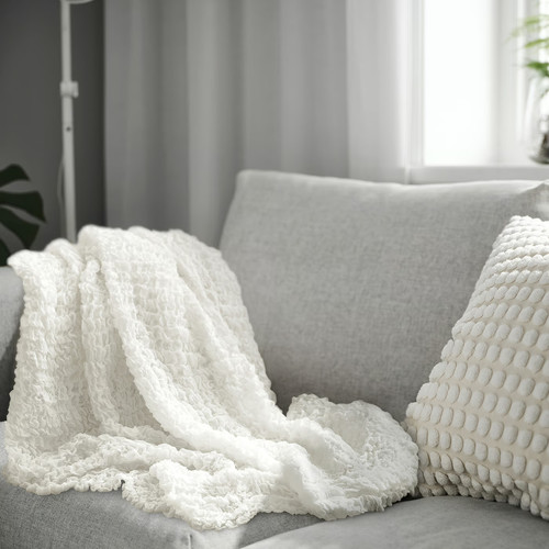 OFELIA Throw, white, 130x170 cm