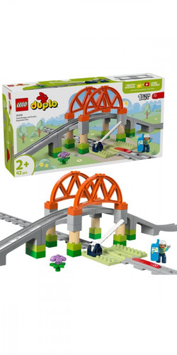 LEGO DUPLO Train Bridge and Tracks Expansion Set 10426 2+