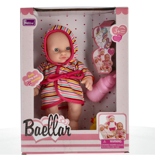 Baellar Baby Doll with Accessories, 1 set, assorted, 3+