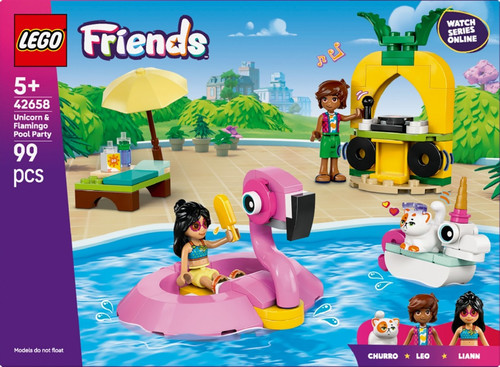 LEGO Friends Unicorn & Flamingo Pool Party 5+