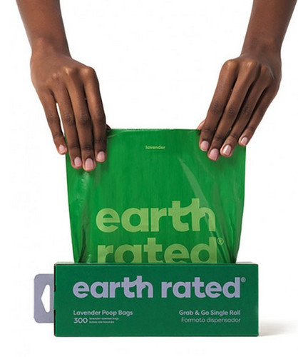 Earth Rated Eco Poop Bags 300pcs, lavender