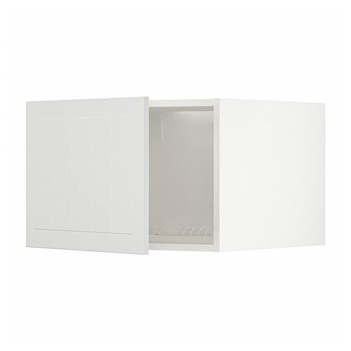 METOD Top cabinet for fridge/freezer, white/Stensund white, 60x40 cm