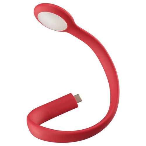 HÖSTULOTA LED USB lamp, red, 30 cm