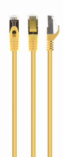 Gembird Patch Cord Cat6A S/FTP LSZH 0.25m, yellow