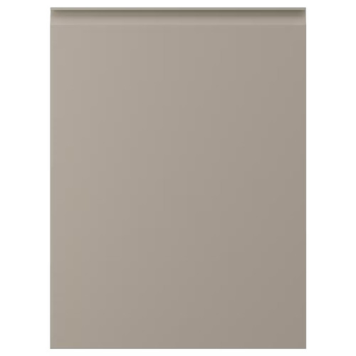 UPPLÖV Door, matt dark beige, 60x80 cm