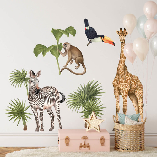 Wall Sticker Set - Safari Animals II