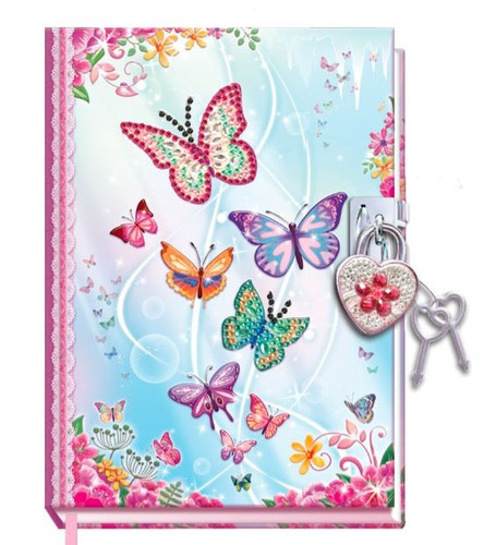 Pulio Diary with Lock Butterflies 6+