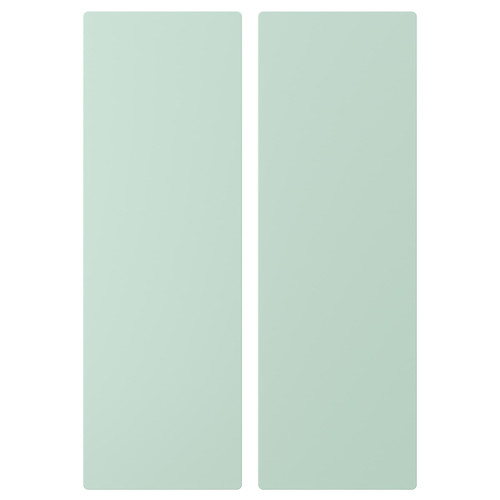 SMÅSTAD Door, light green, 30x90 cm