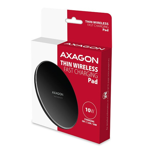 AXAGON Wireless Charging Pad Charger WDC-P10T 10W