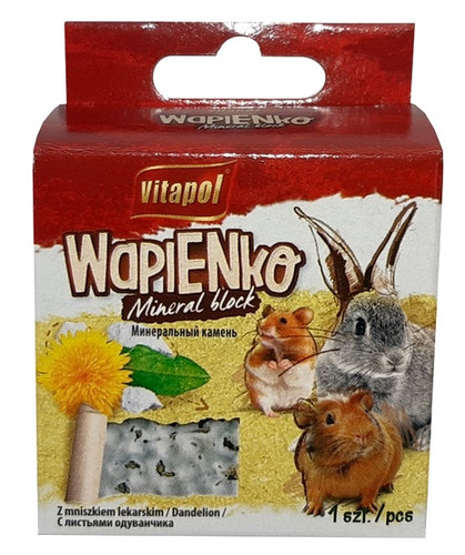 Vitapol Mineral Block for Rabbits & Rodents with Dandelion