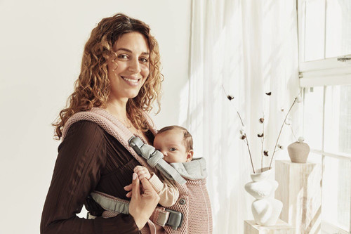 BABYBJORN Baby Carrier Harmony 3D Mesh, Dusty pink
