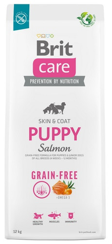 Brit Care Grain Free Puppy Salmon Dry Dog Food 12kg
