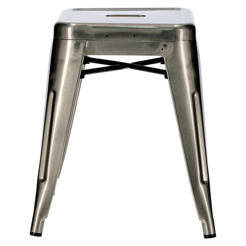 Stool Paris, metallic