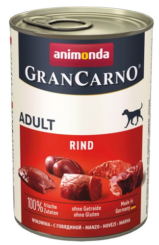 Animonda GranCarno Adult Beef Wet Dog Food 400g