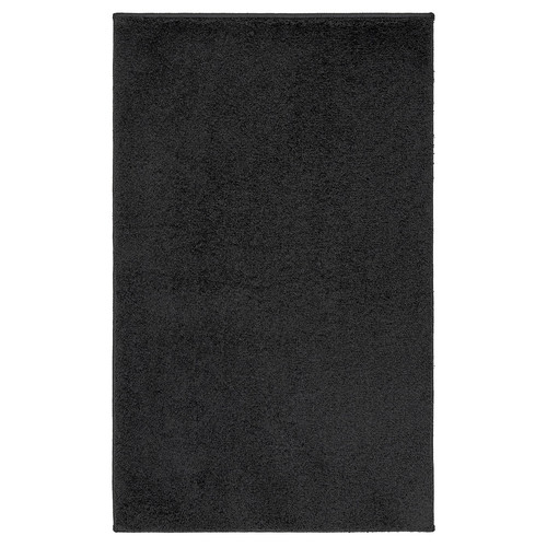 BACKMÅRA Bath mat, black, 50x80 cm