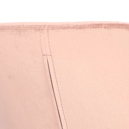 Upholstered Chair Emilia Velvet, dusty rose/black