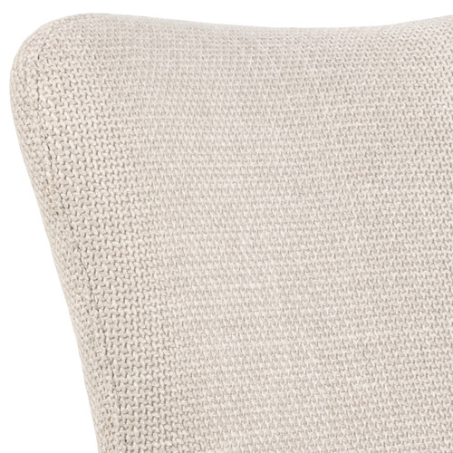 Upholstered Chair with Armrests Laura, beige