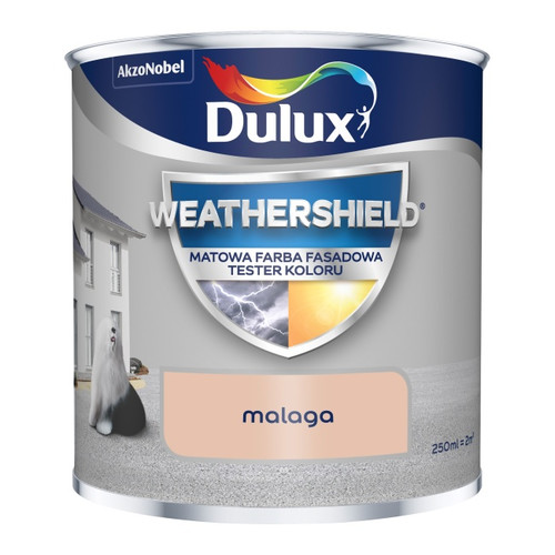 Dulux Colour Tester Weathershield Exterior Paint 250ml malaga