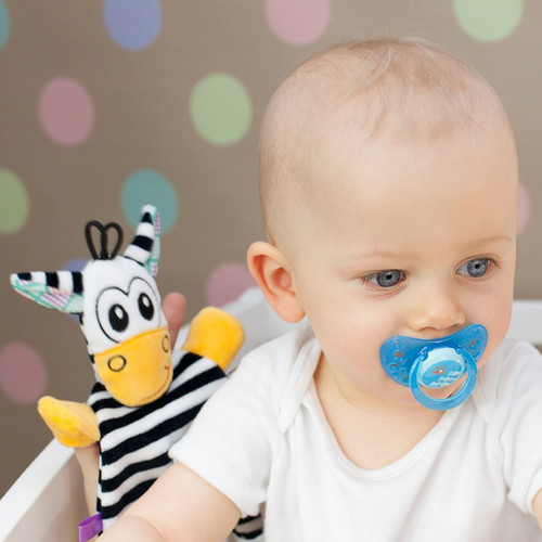 Mom's Care Hand Puppet Zebra 0+