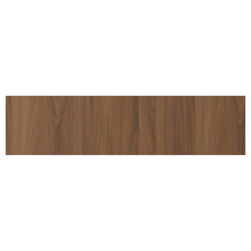 TISTORP Drawer front, brown walnut effect, 80x20 cm
