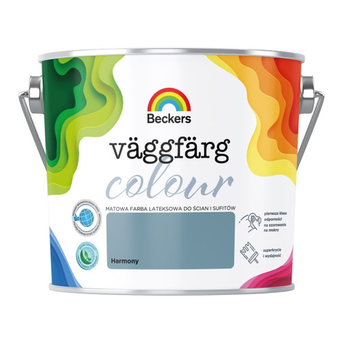 Beckers Matt Latex Paint Vaggfarg Colour 2.5l harmony