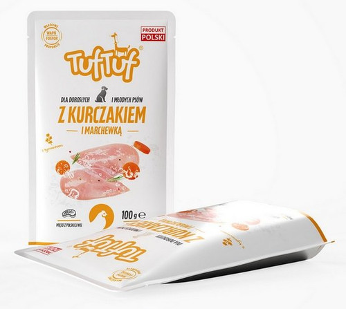 TUF TUF Dog Wet Food Chicken with Carrot 100g