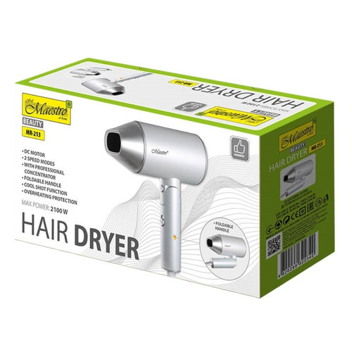 Feel Maestro 2100W Folding Travel Hair Dryer MR-213