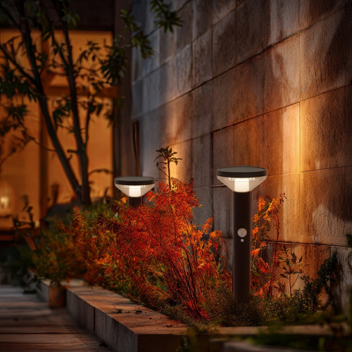 MacLean Solar LED Lamp with Motion Sensor MCE465c/m