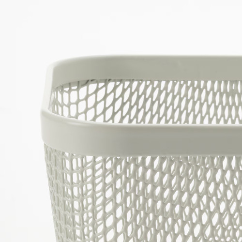 IKEA 365+ Food storage basket, metal/white, 14x14x10 cm