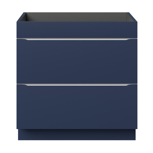 GoodHome Wash-basin Cabinet Imandra 80 cm, matt blue