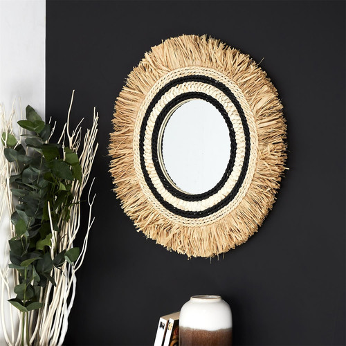 Mirror Kaya boho, natural