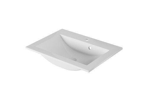 Inset Washbasin Nicole 60cm, white