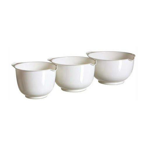 Curver Kitchen Mixing Bowl Set of 3 - 1.5l, 2l, 2.5l, white
