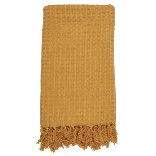 Blanket/Throw Waffle, yellow