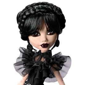 Monster High WEDNESDAY RAVE'N Black Gothic Gawn HXJ03 4+