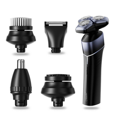 Feel Maestro 5-in-1 USB-C Rechargeable Grooming & Facial Care Set MR-675