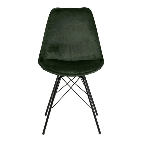 Chair Eris, velvet, green