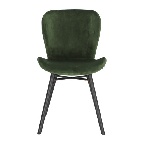 Chair Batilda, velvet, forest green