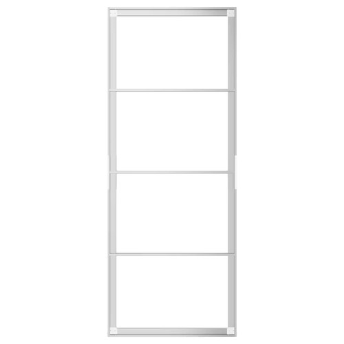 SKYTTA Sliding door frame, aluminium, 77x196 cm