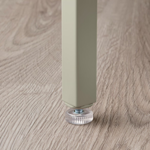 VITTSJÖ Coffee table, light beige/glass, 75 cm
