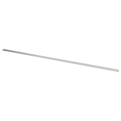 BASKETORP Wall finishing strip, stainless steel colour/aluminium